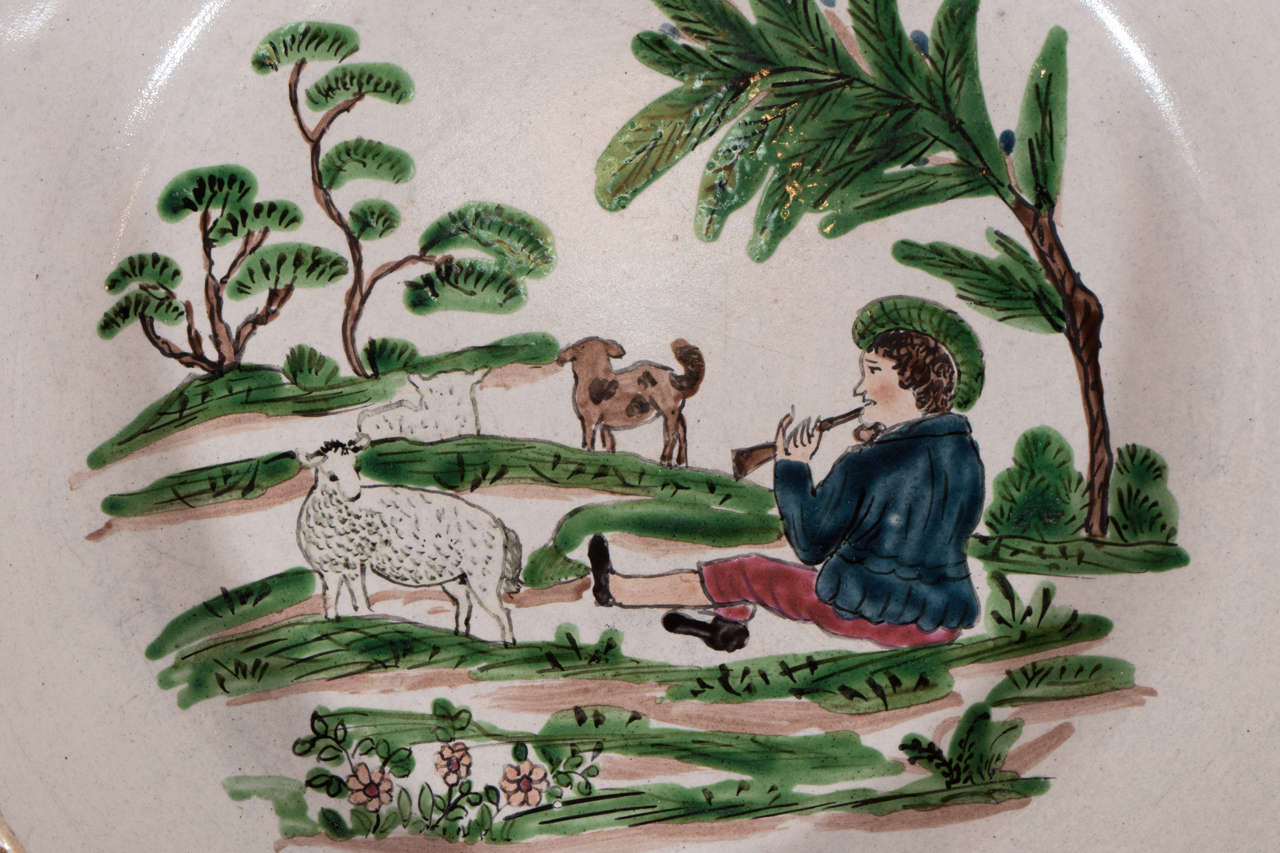 18th Century Saltglaze Dish