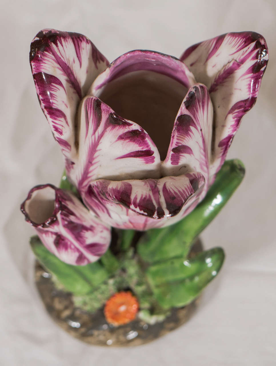 Pair of Porcelain Tulips at 1stdibs