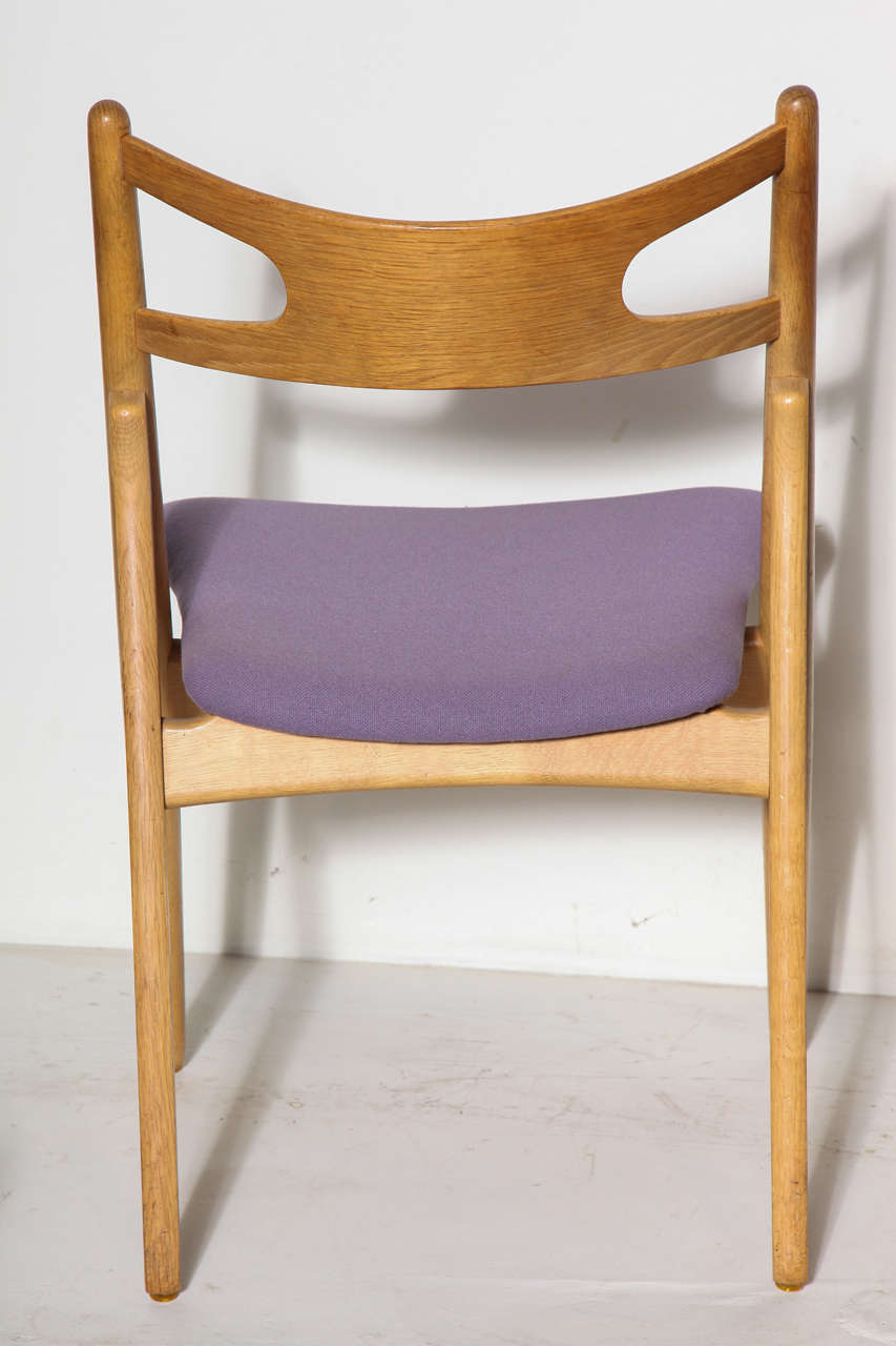 Mid-20th Century Hans Wegner CH29 Sawbuck Dining Chairs, Set of Four For Sale