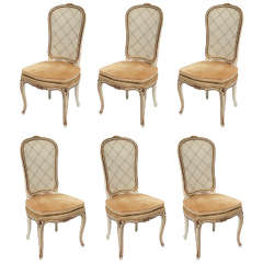 Italian Dining Chairs, Set of Six