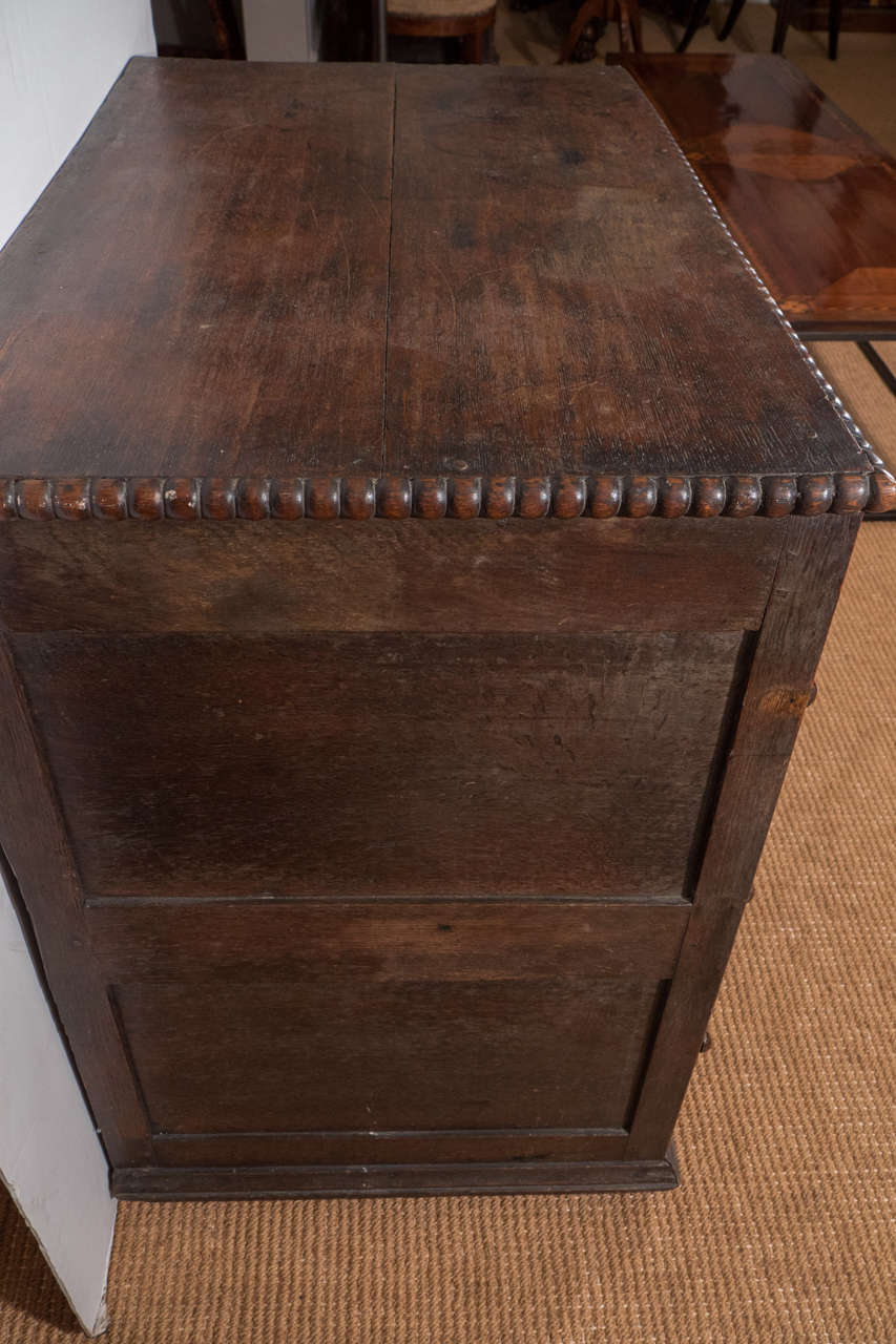 18th Century and Earlier Good Charles II Oak Chest of Drawers For Sale