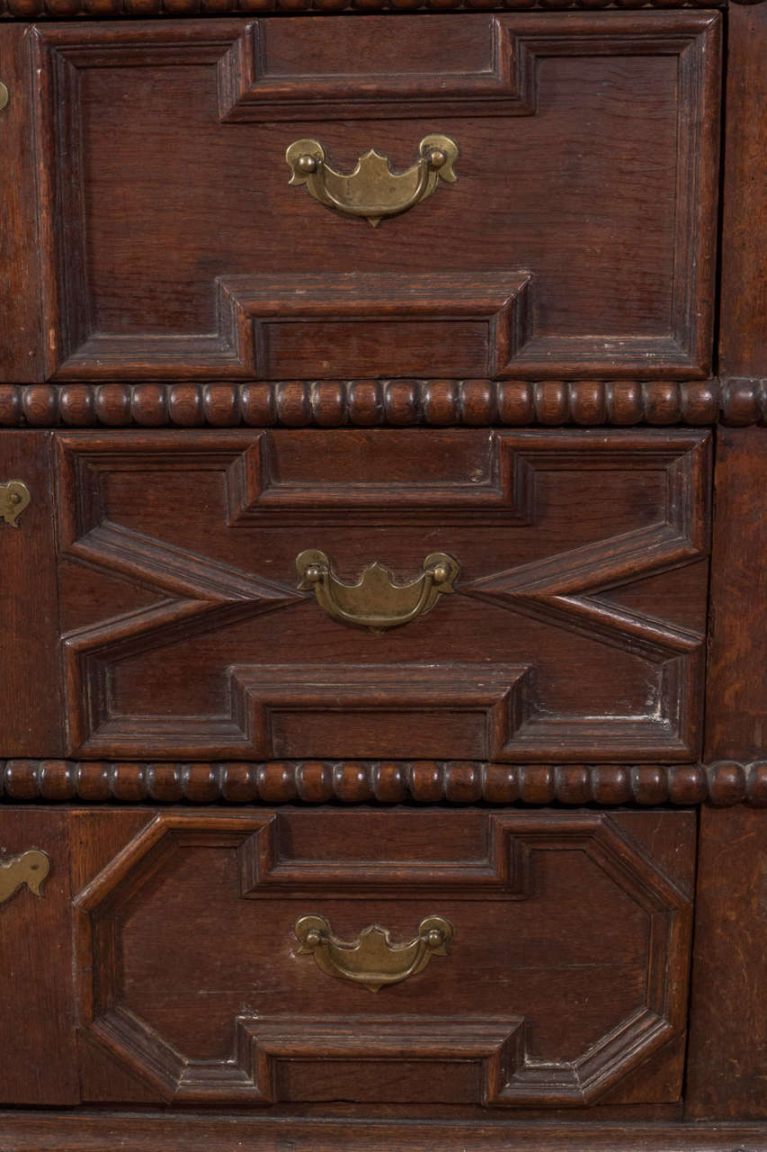 Good Charles II Oak Chest of Drawers For Sale 1