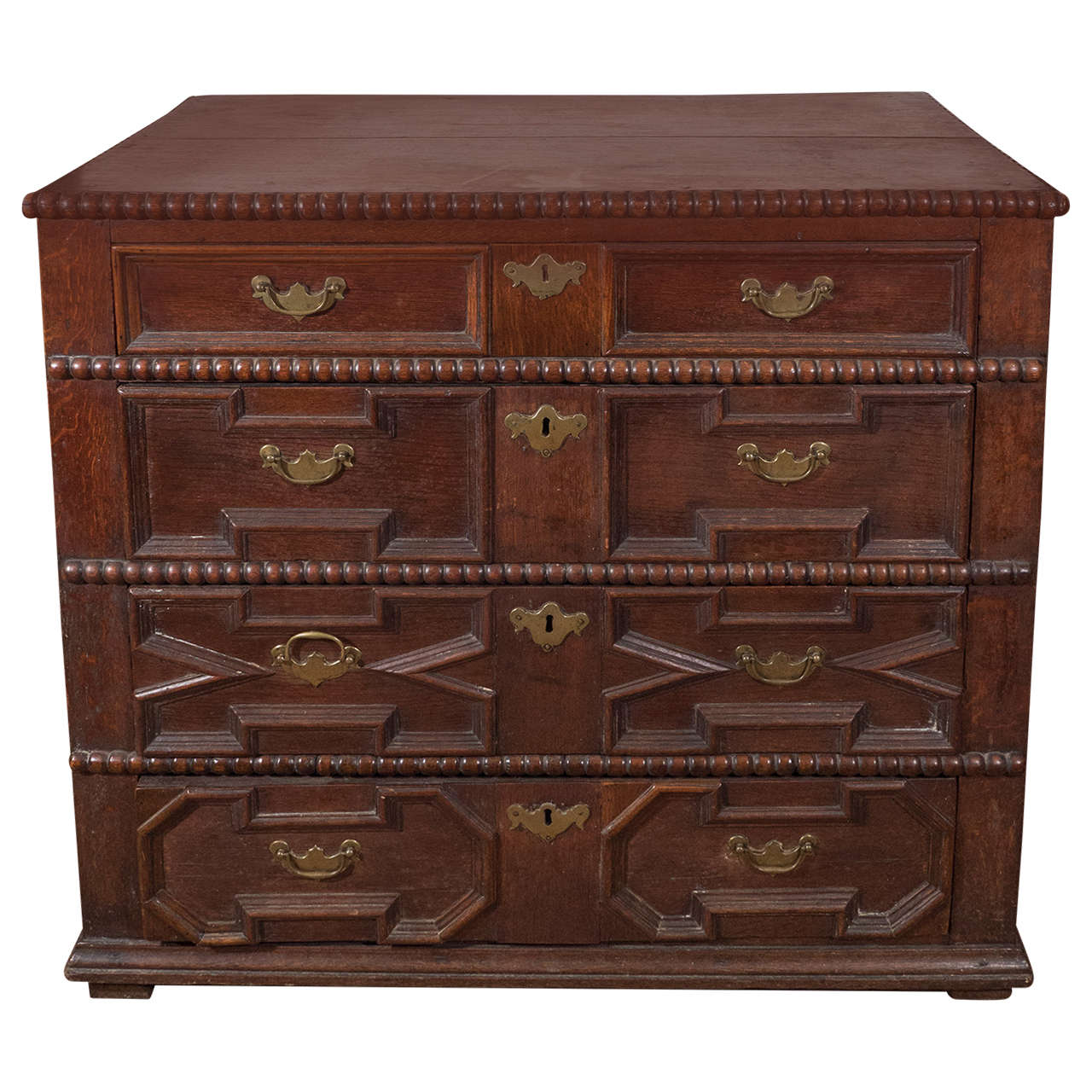 Good Charles II Oak Chest of Drawers For Sale