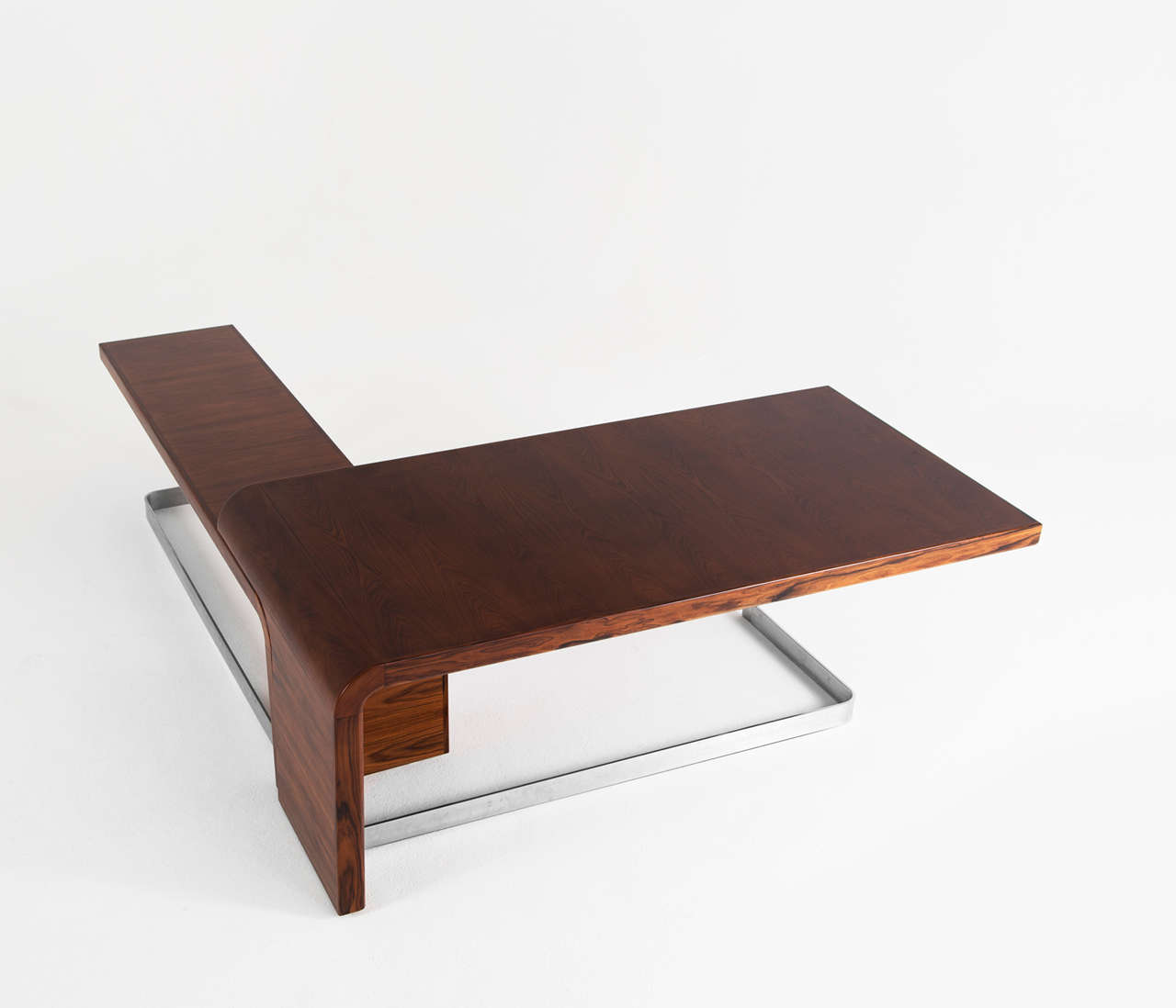 Danish Rosewood Executive Desk by Sibast Mobler