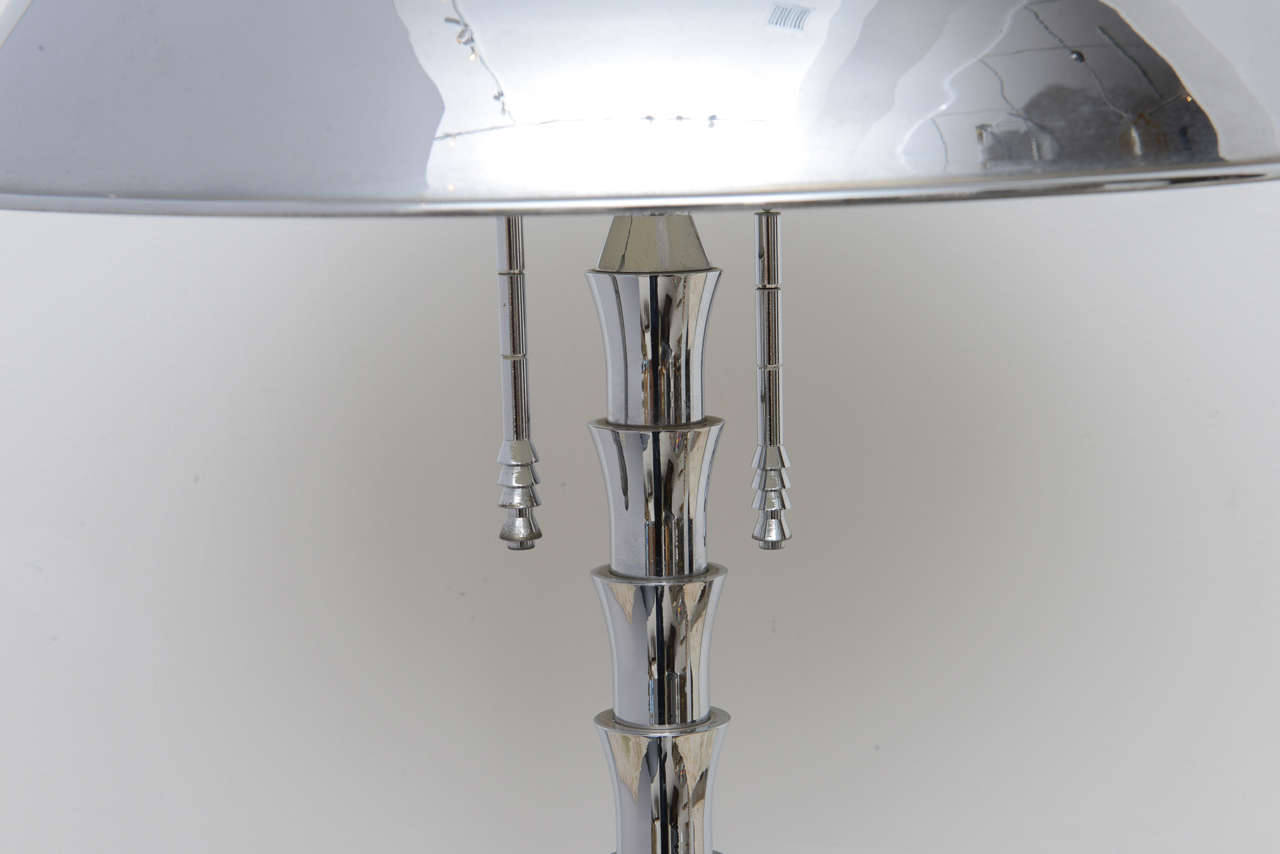 American Chrome Table Lamp by Jay Spectre