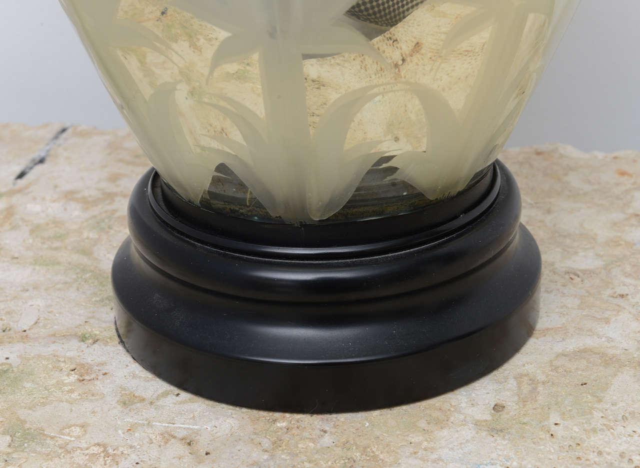 American Single Vintage Mercury Glass Lamp