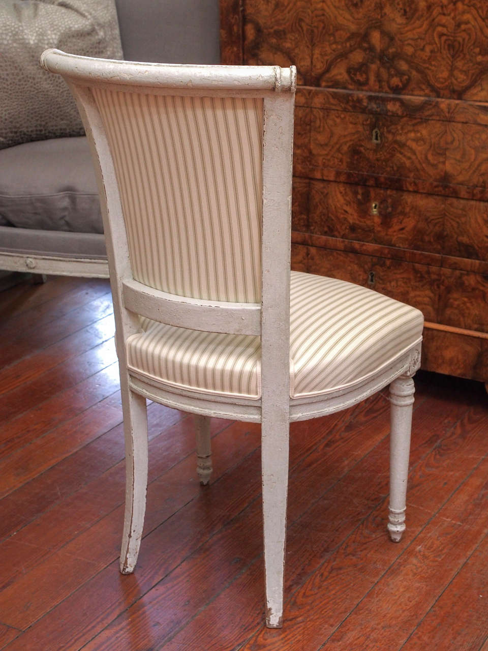 Set of Six Directoire Dining Chairs For Sale 2