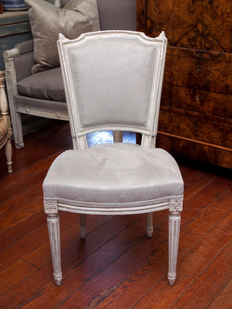 French Set of 12 Louis XVI Style Dining Chairs