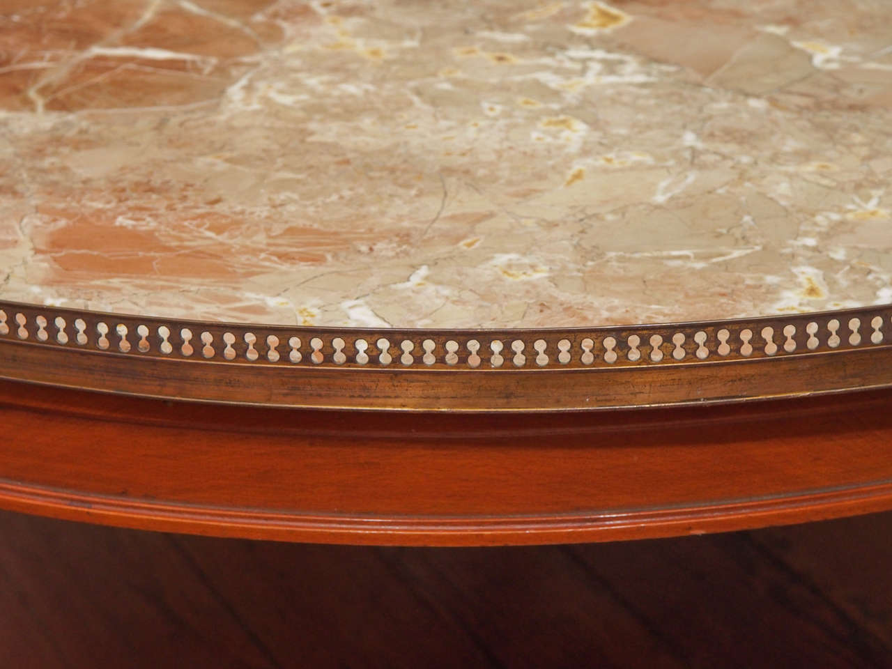 French 19th Century Bouillotte Marble Coffee Table