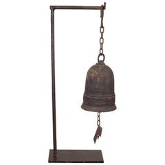 Antique 19th Century Embossed Cast Iron Bell