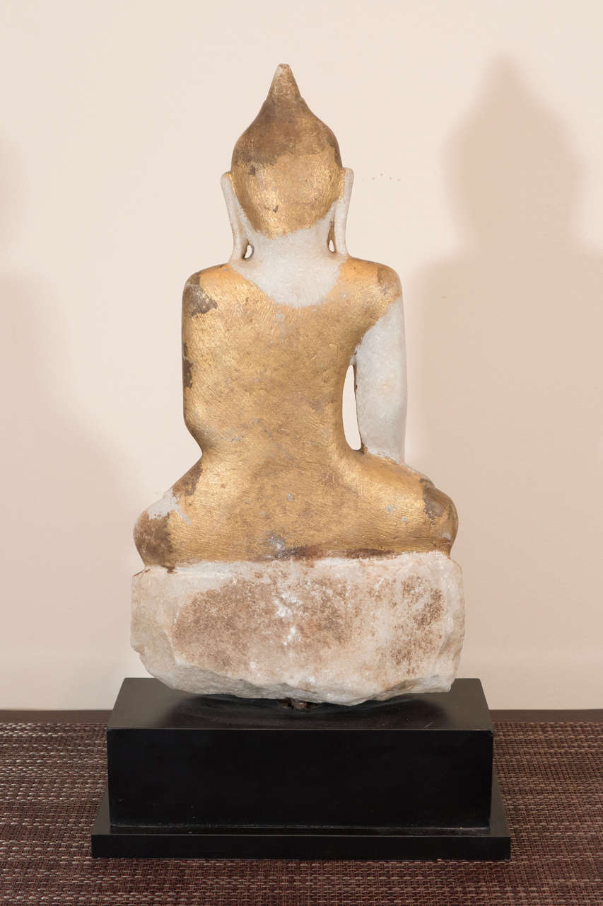 18th Century Alabaster Buddha 4