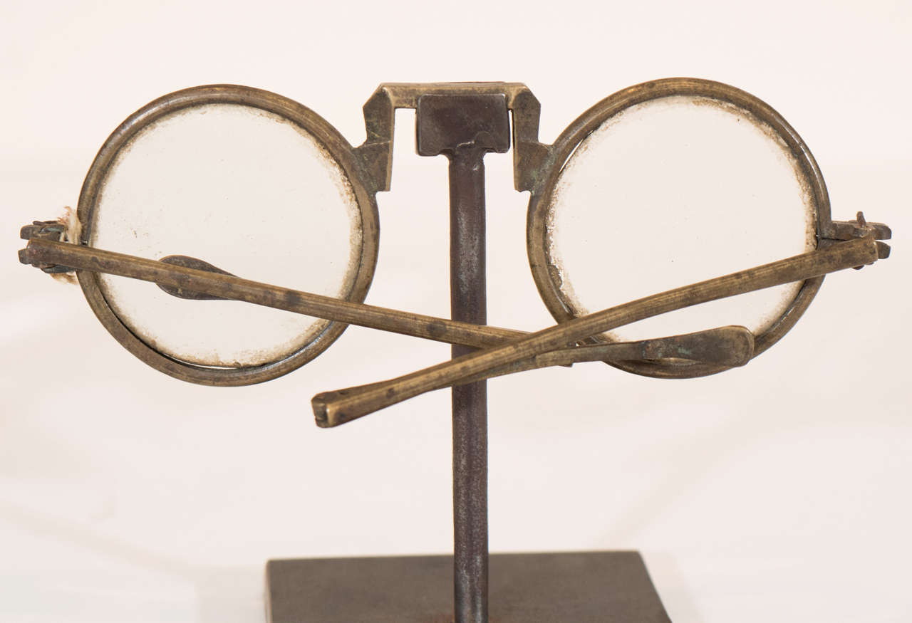 Antique Eyeglasses on Custom Stand For Sale at 1stDibs custom