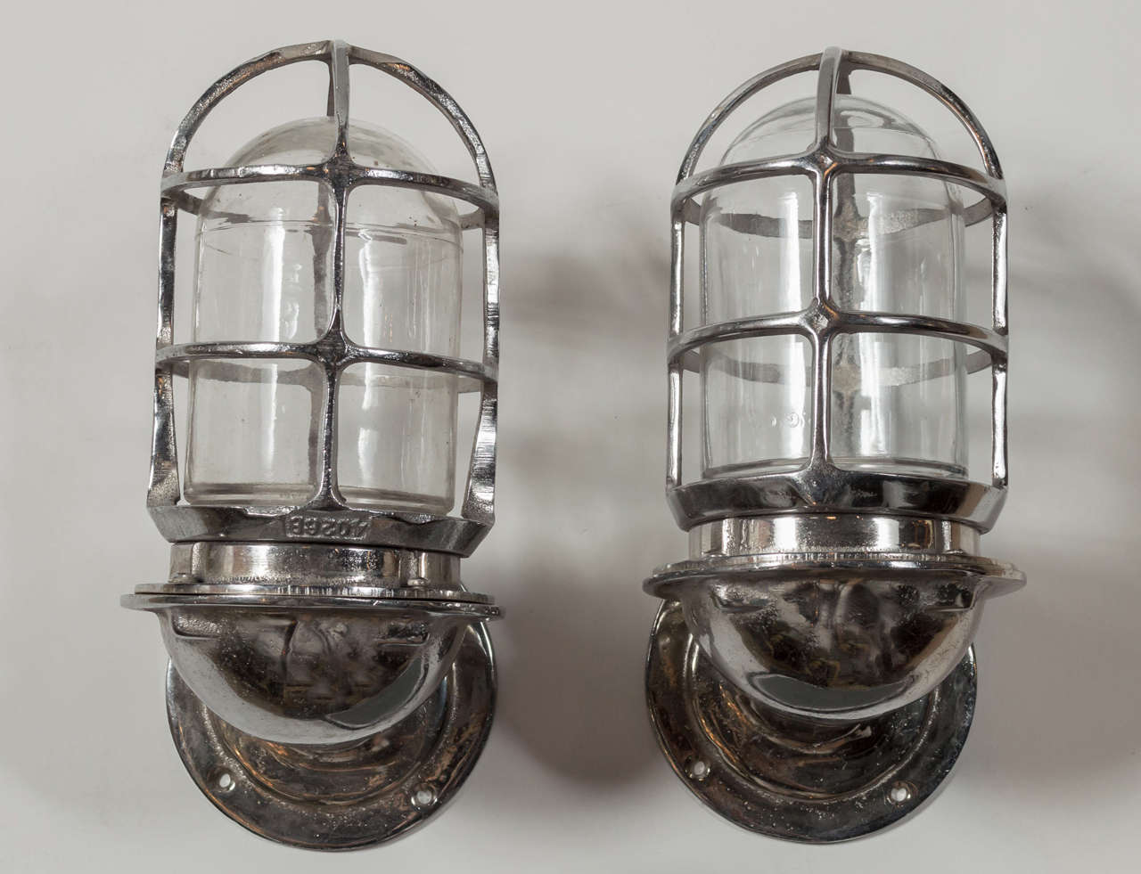 Pair of French Maritime Sconces In Good Condition In San Francisco, CA