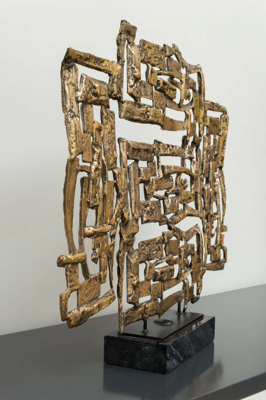 Late 20th Century Brutalist Sculpture