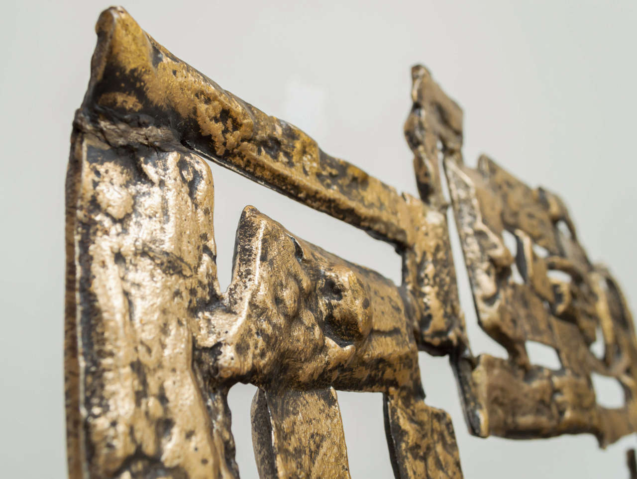 Aluminum Brutalist Sculpture