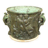Bronze And Marble  Planter