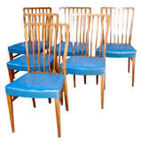 Set of 6 Dining Chairs by N. O. Moeller