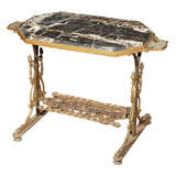 Circa 1920 Cast Iron Table Attributed to Oscar Bach 3