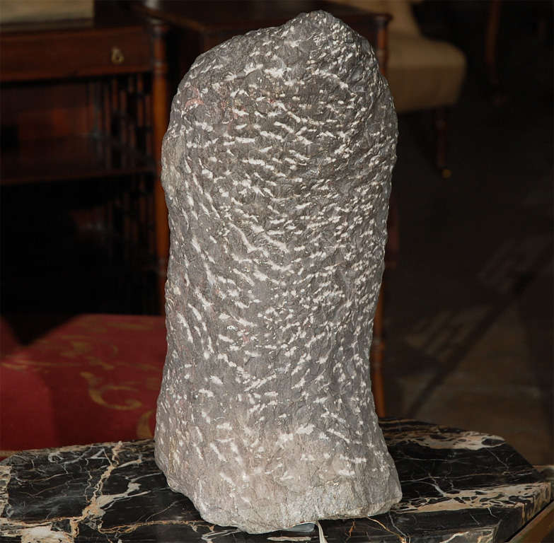 Circa 1930 Belgian Marble Eskimo Sculpture In Good Condition For Sale In Los Angeles, CA