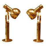 Pair French Articulating Lamps