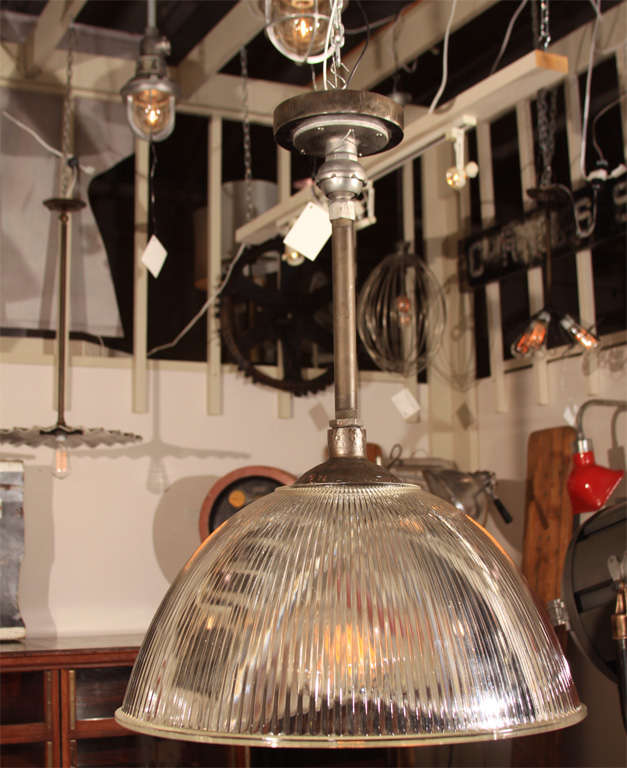 Industrial Holophane Light In Excellent Condition In Spokane, WA