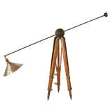 Artist Made Industrial Tripod Lamp