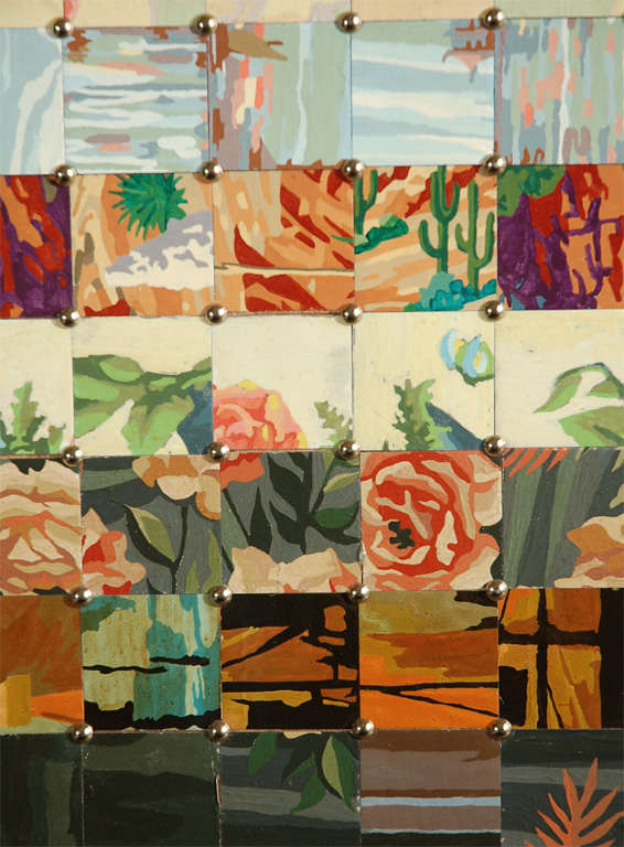 American Paint-by-Numbers Panelby Clare Graham