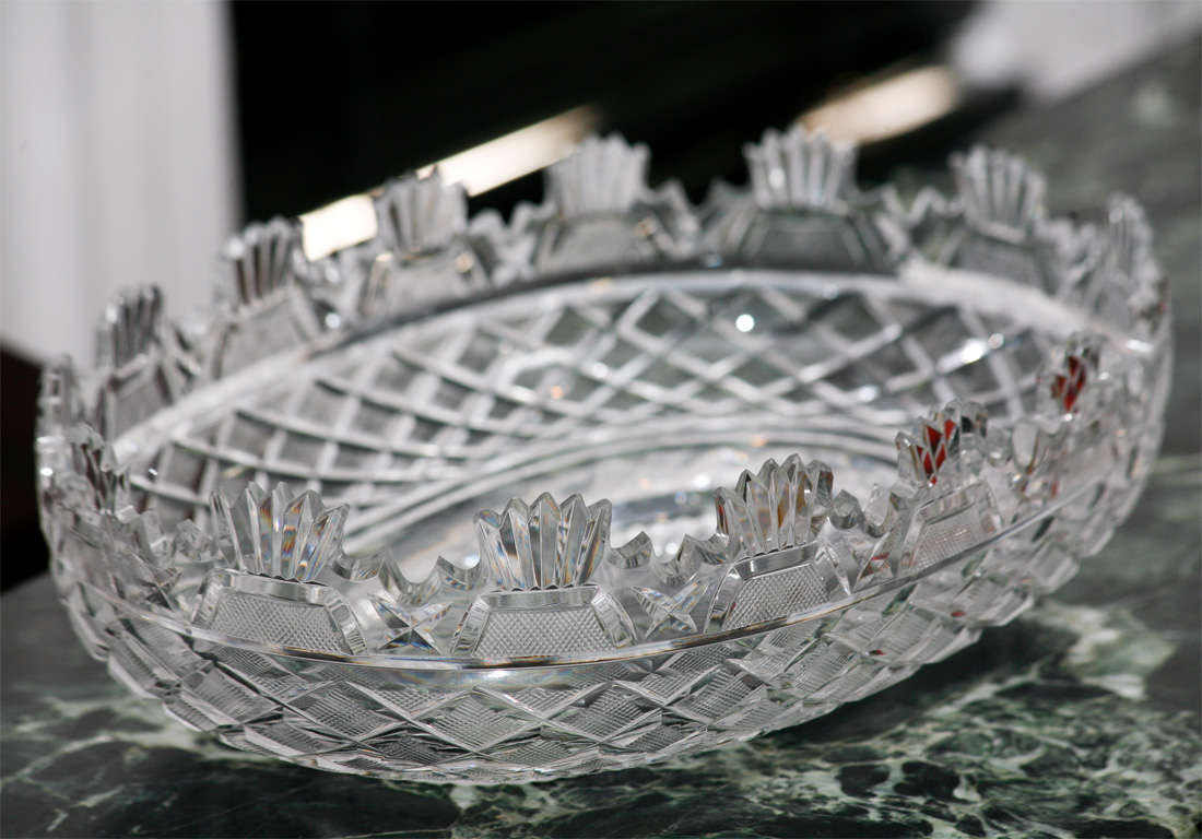 waterford crystal oval bowl