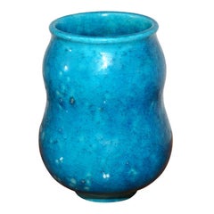 Lachenal Blue Glazed Vase