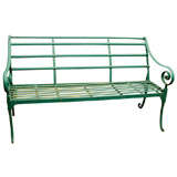 Earl Victorian Wrought Iron Bench