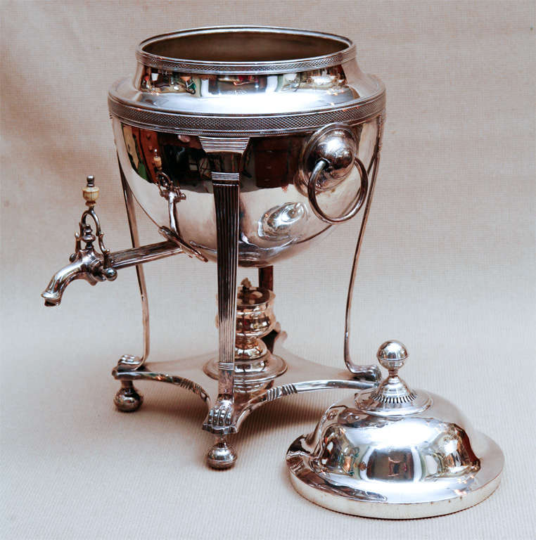 British Sheffield Plate Tea Urn