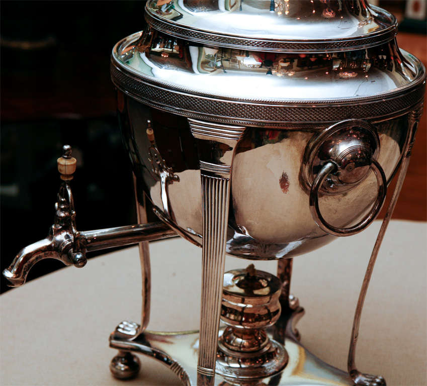 Sheffield Plate Tea Urn 6