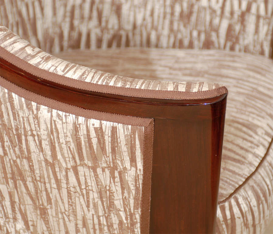 Art Deco Upholstered Armchair  2