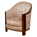 Art Deco Upholstered Armchair 