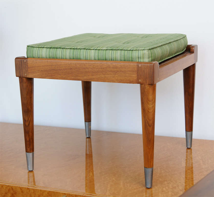 Set Of 3 Vintage Mid Century Danish Teak Stools At 1stdibs