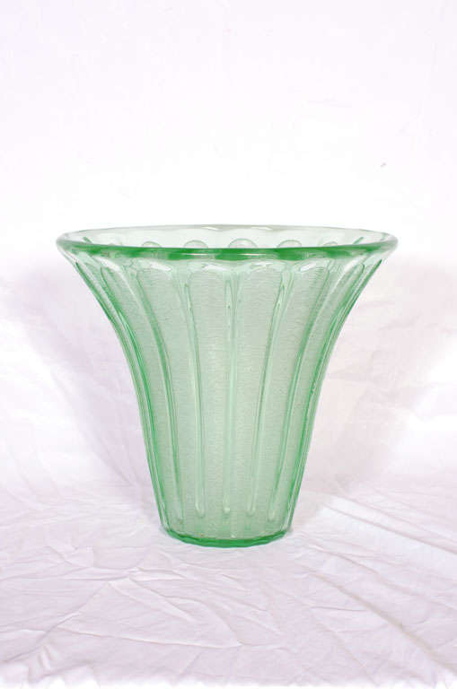 Large vase by Daum