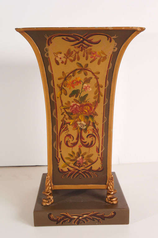 French Vintage Tole Cachepots