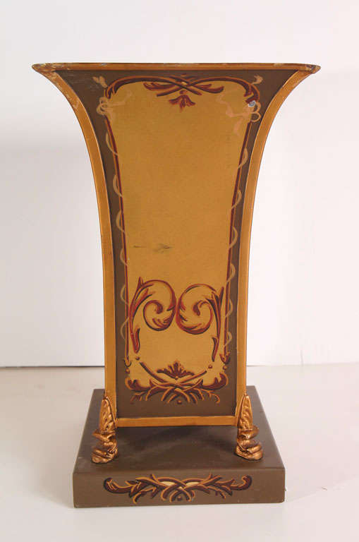 Mid-20th Century Vintage Tole Cachepots