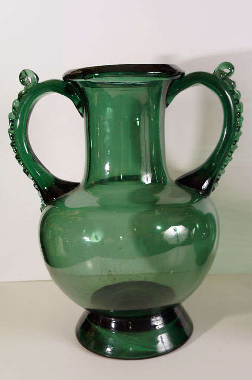 vintage hand blown glass vase