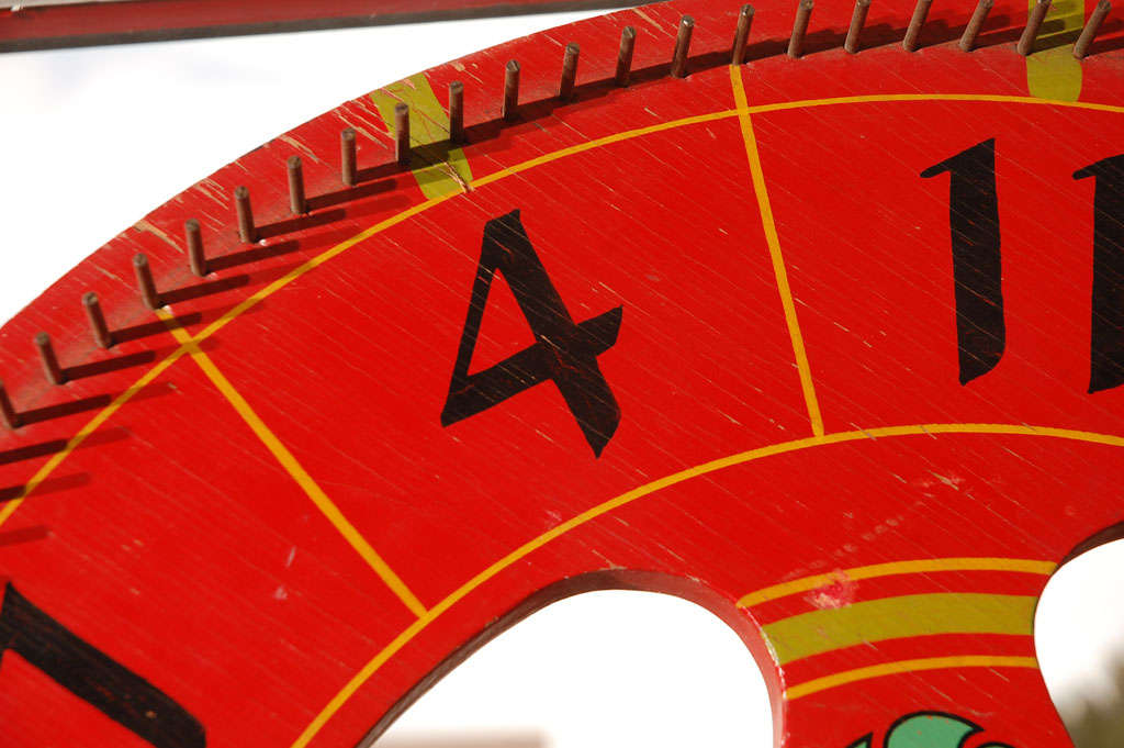 American Vintage Gambling Wheel