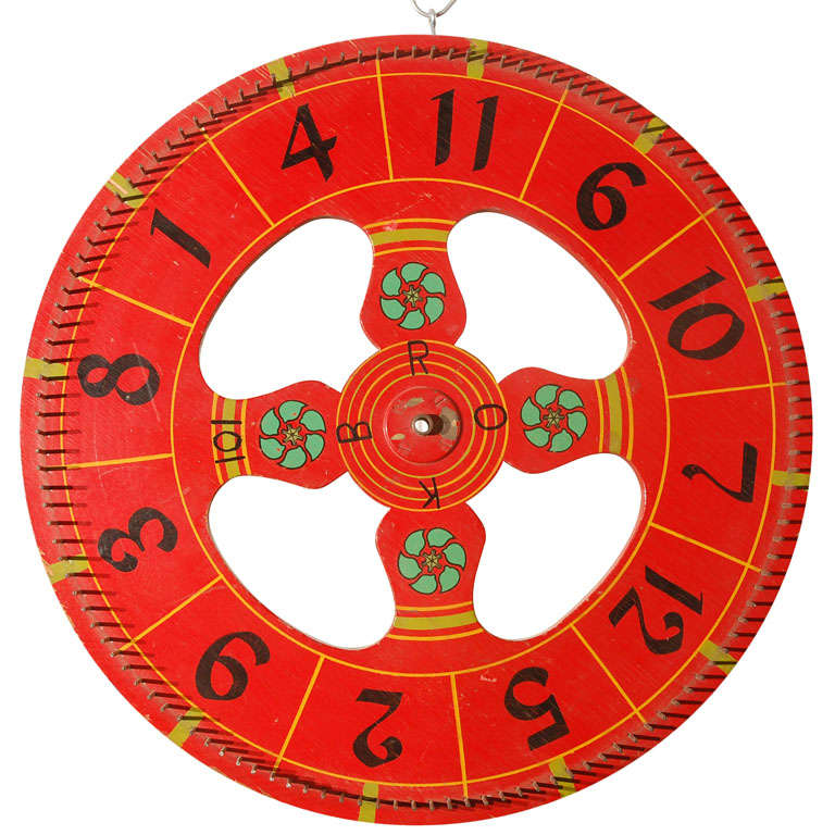 Vintage Gambling Wheel