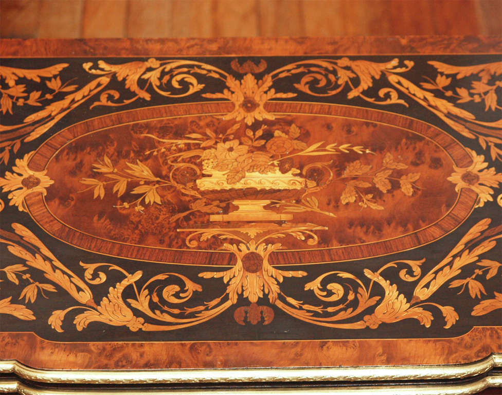 19th Century Antique French Napoleon III  Console  Game Table