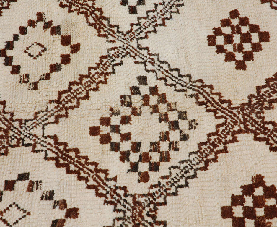 A Vintage Moroccan Tribal Rug 2