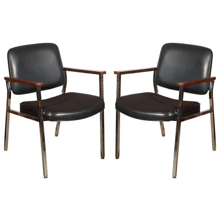 Vintage Mid Century Modern Armchairs For Sale