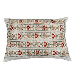 Antique Turkish Embroidery Pillow.