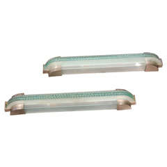 Pair of American Art Deco Sconces 4