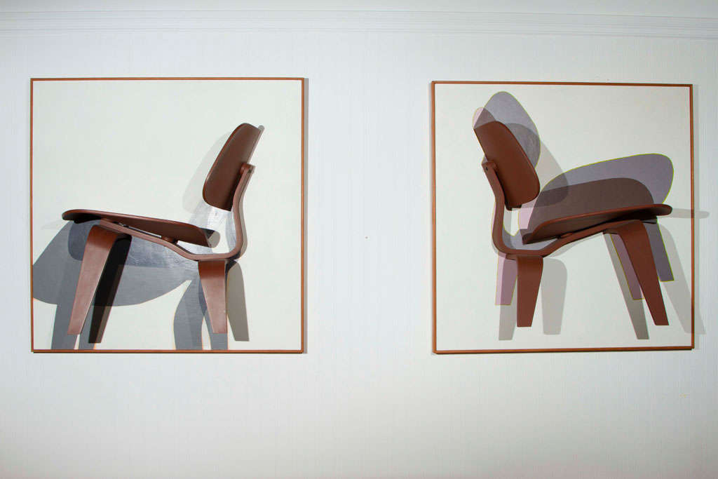 Garry Knox Bennett Pair of Eames Chairs Assemblage