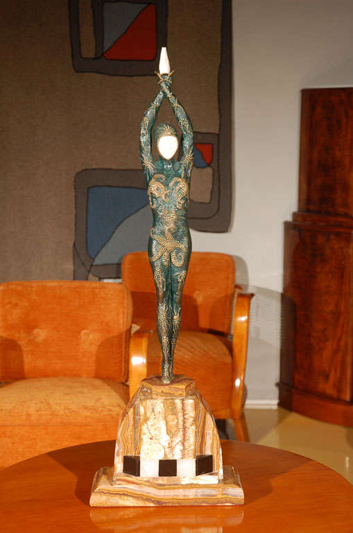 French Original Chiparus Bronze