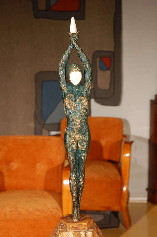 20th Century Original Chiparus Bronze