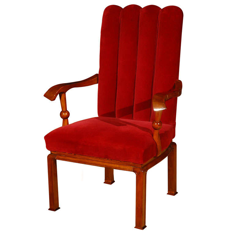 Hungarian Neo-Baroque chair by Lajos Kozma